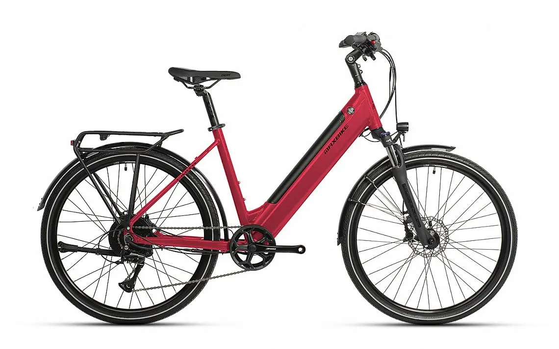Elektrobicykel Maxbike Civita 26 silver magenta red